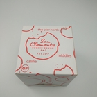 Diseño modificado para requisitos particulares cajas de almacenamiento materiales de papel del pastel de bodas del tamaño de la cartulina de la categoría alimenticia
