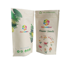 Aduana abonable de la bolsa de papel de Kraft de la comida que imprime bolsos de empaquetado de la fruta biodegradable del 100%