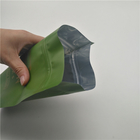 El escudete de la parte inferior del papel de aluminio empaqueta el empaquetado Ziplock de la impresión del logotipo de la prueba del escape